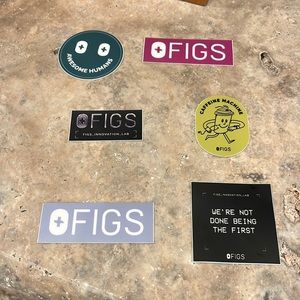 6 Figs Stickers